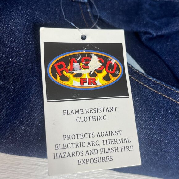 Rasco FR Flame Resistant Denim Jeans Mens 48 x 36 New Protective Workwear - Picture 9 of 11